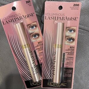 L'Oreal Lash Paradise Mascara - Blackest Black 2pk